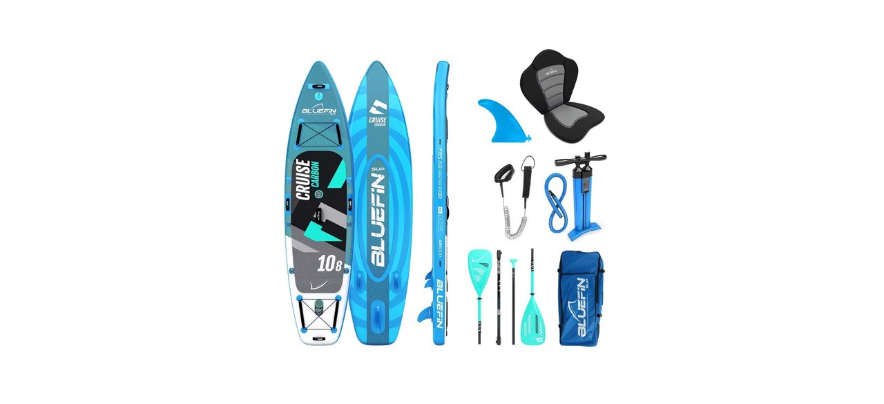 best Bluefin Cruise Package Stand-Up Inflatable Paddle Board with Kayak Conversion