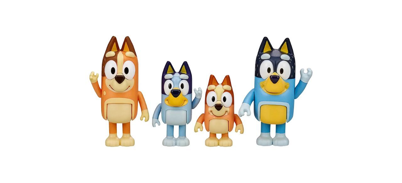 Best Bluey And Friends Four-Pack Of Poseable Figures