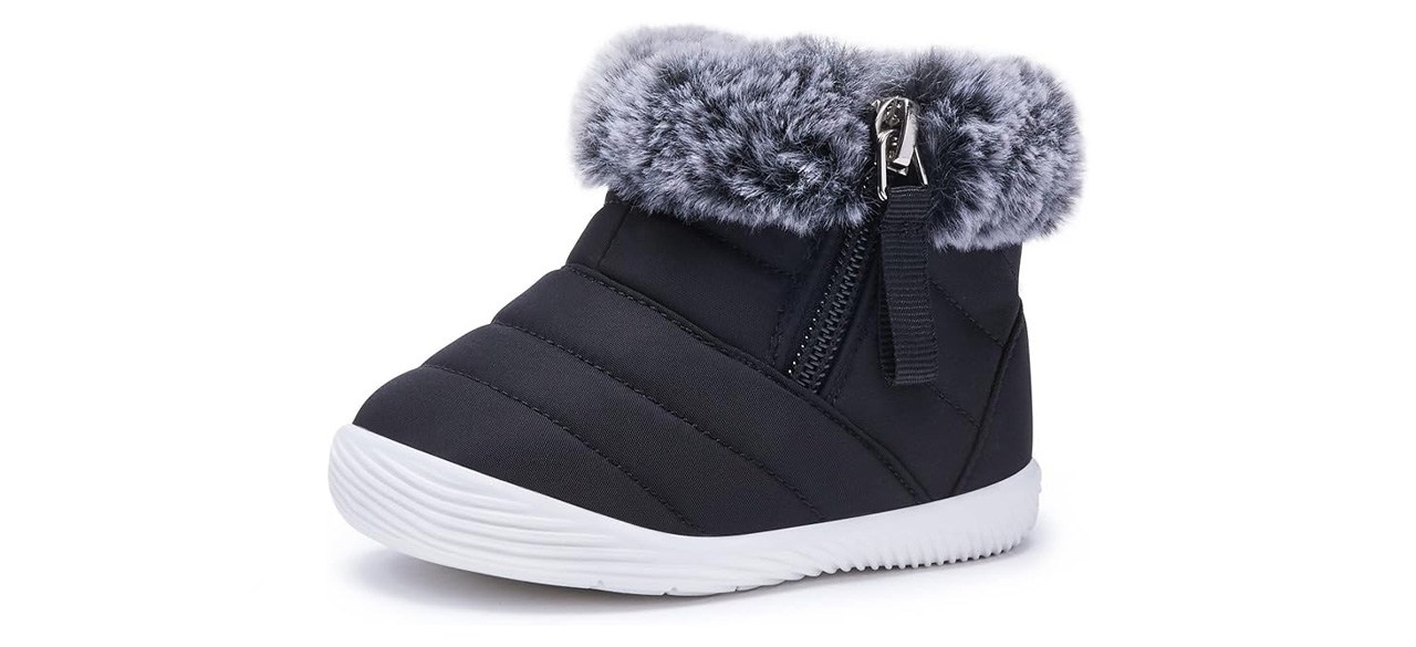 BMCiTYBM Waterproof Baby Snow Boots With Faux Fur