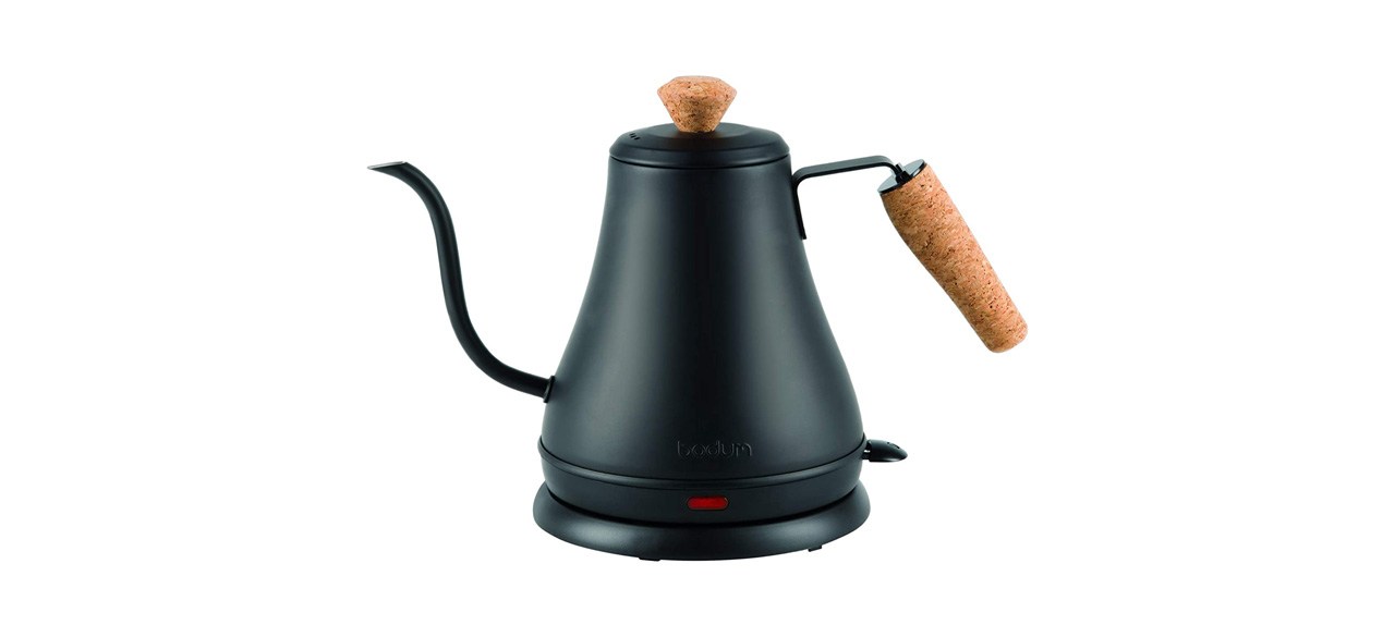 Gooseneck Stainless Steel Tea Kettle, Tea Set With a Cork Coaster