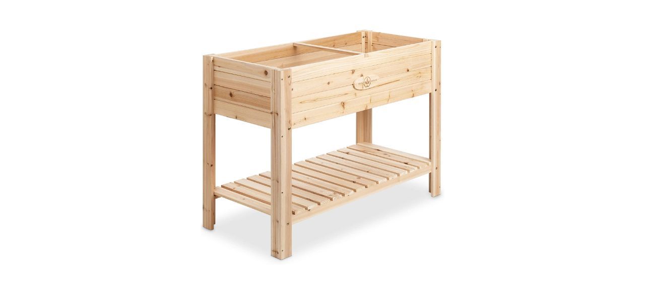 Best Boldly Growing Store Cedar Raised Planter Box With Legs 