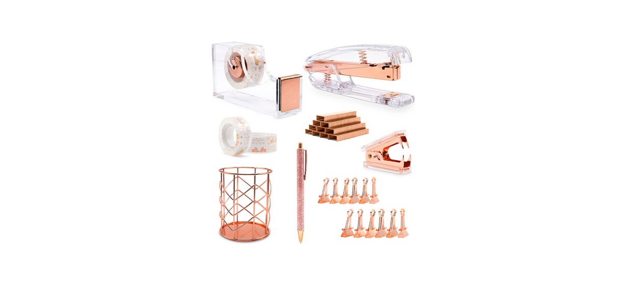 Best BOMEI PACK Rose Gold Office Accessories Best BOMEI PACK Rose Gold Office Accessories