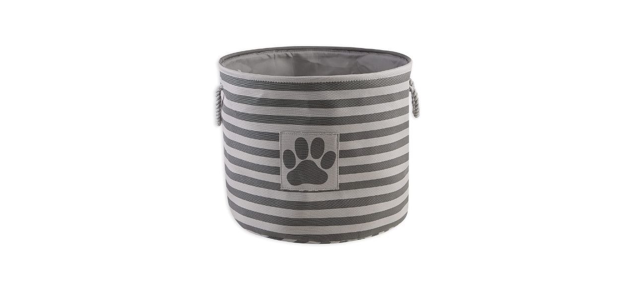 Bone Dry Striped Paw Patch Bin