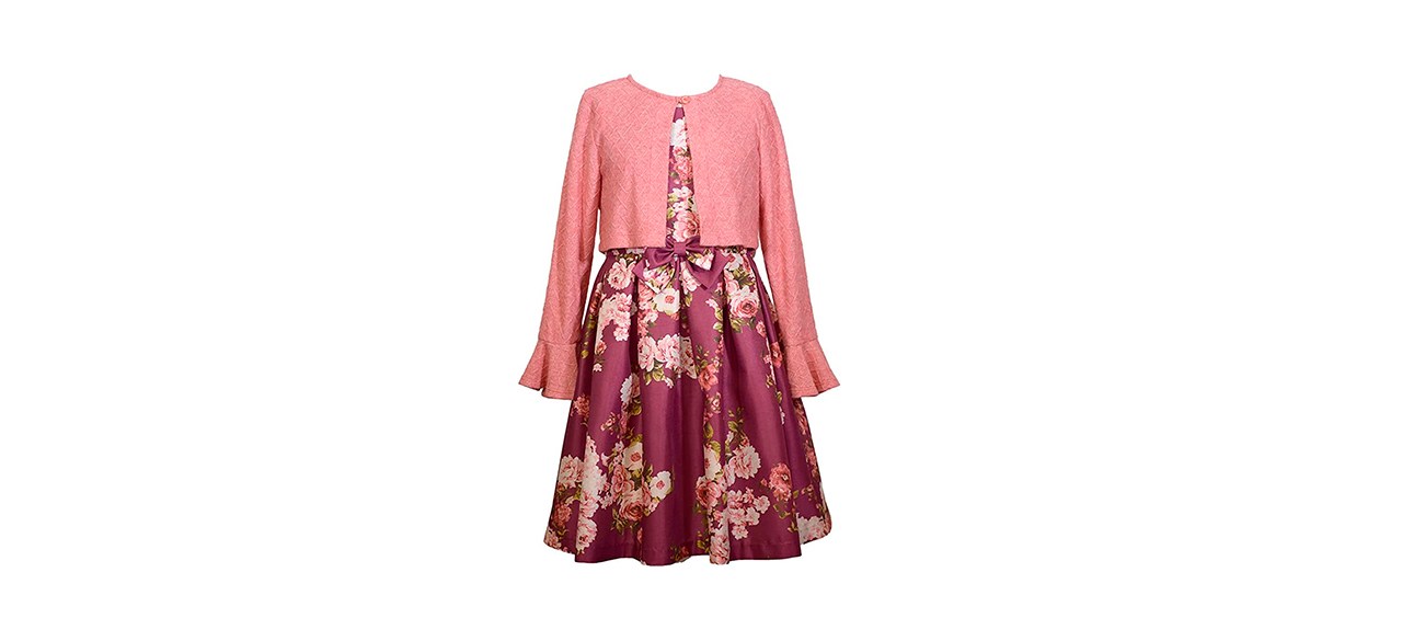 Best Bonnie Jean Girl's Thanksgiving Dress with Cardigan