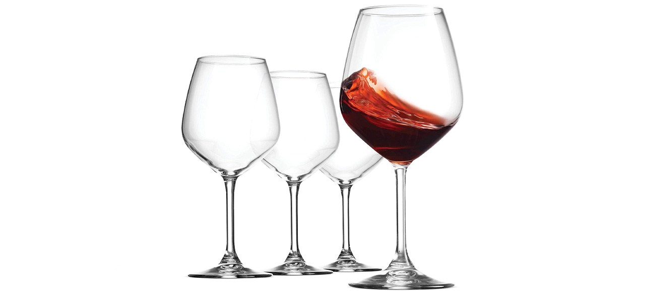 Bormioli Rocco Laser Cut Red Wine Glasses