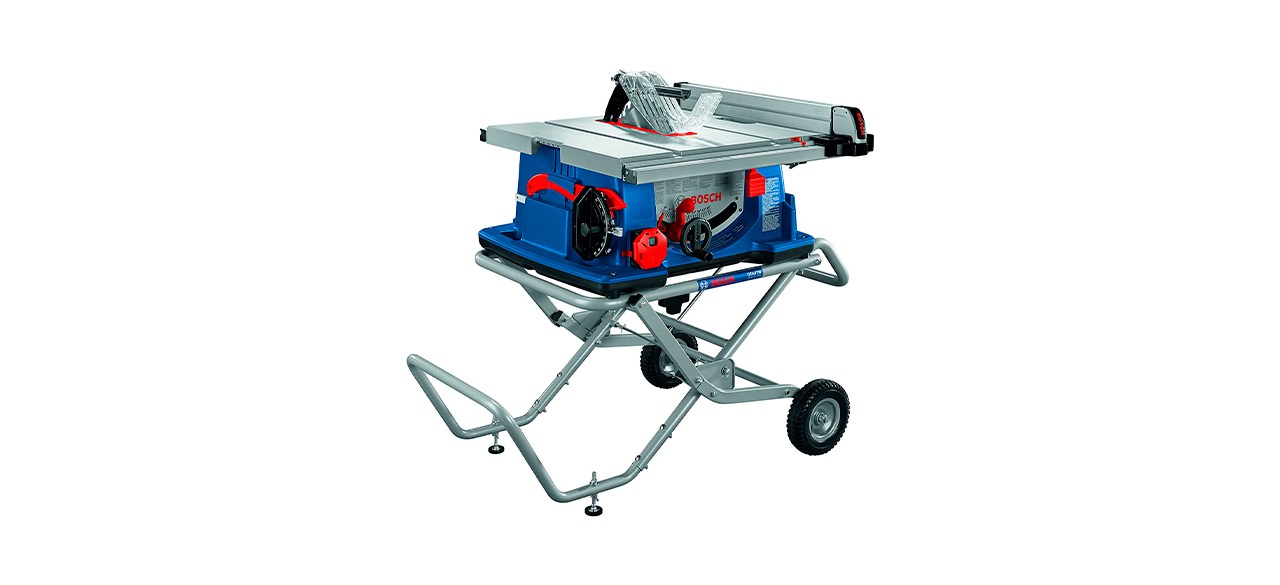 Best Bosch 10-Inch Table Saw with Gravity-Ride Wheeled Stand
