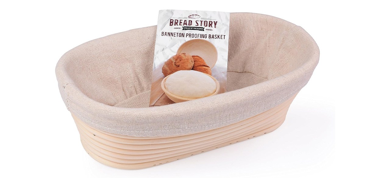 Bread Story Oval Banneton Proofing Basket Set