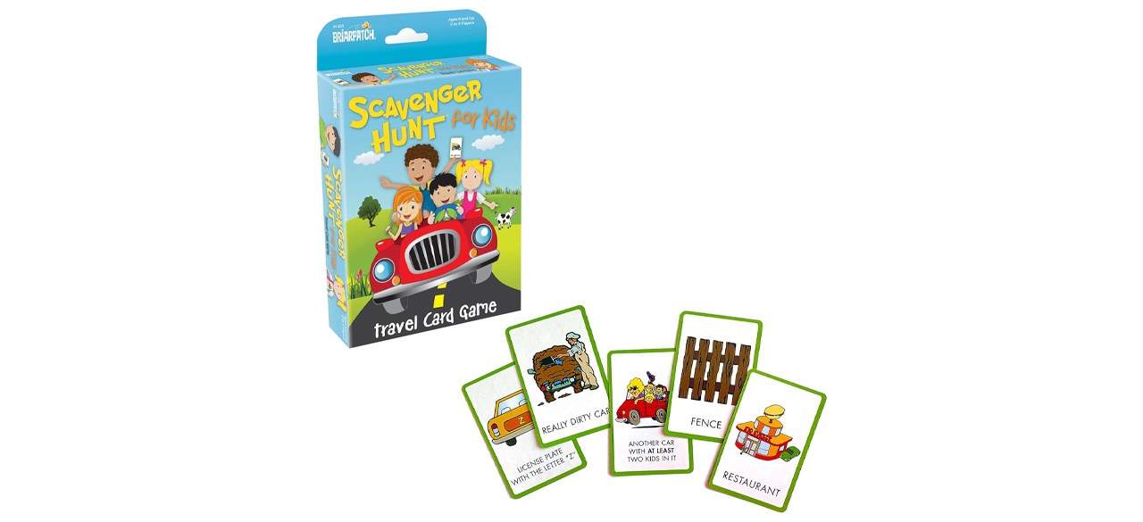 Briarpatch Travel Scavenger Hunt Card Game on white background