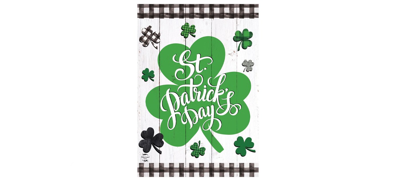 Best Briarwood Lane St. Patrick's Day House Flag