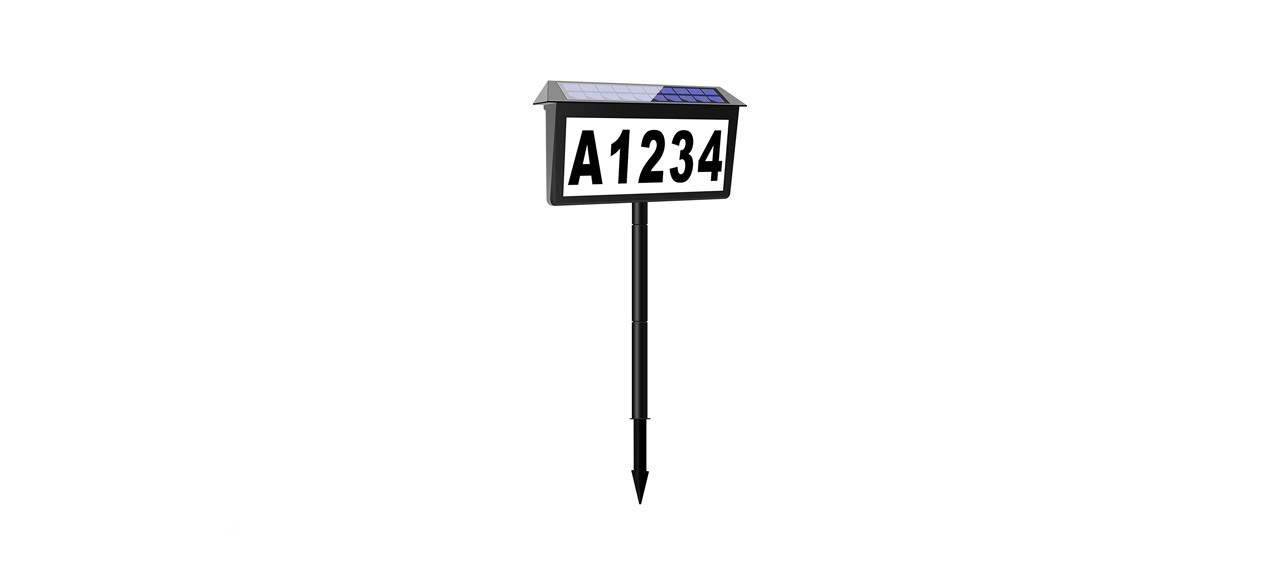 best Bridika Solar LED Address Sign