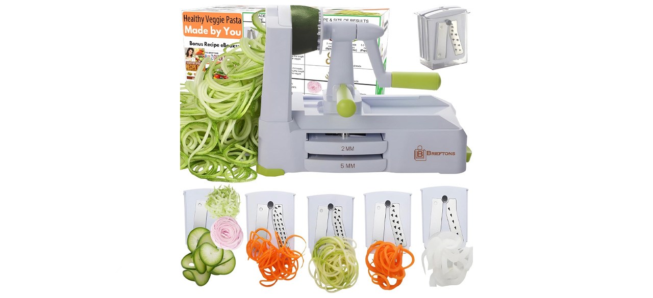 Brieftons 5-Blade Vegetable Spiralizer