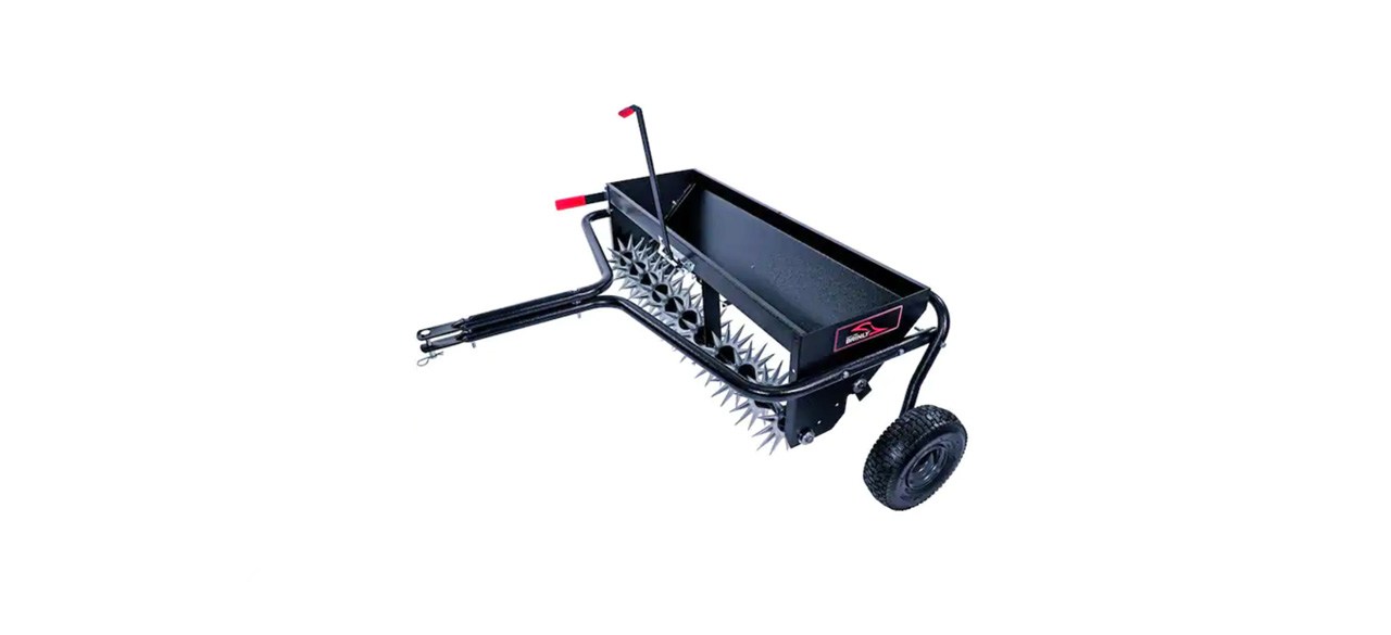 best Brinly-Hardy 40-Inch Tow-Behind Combination Aerator Spreader