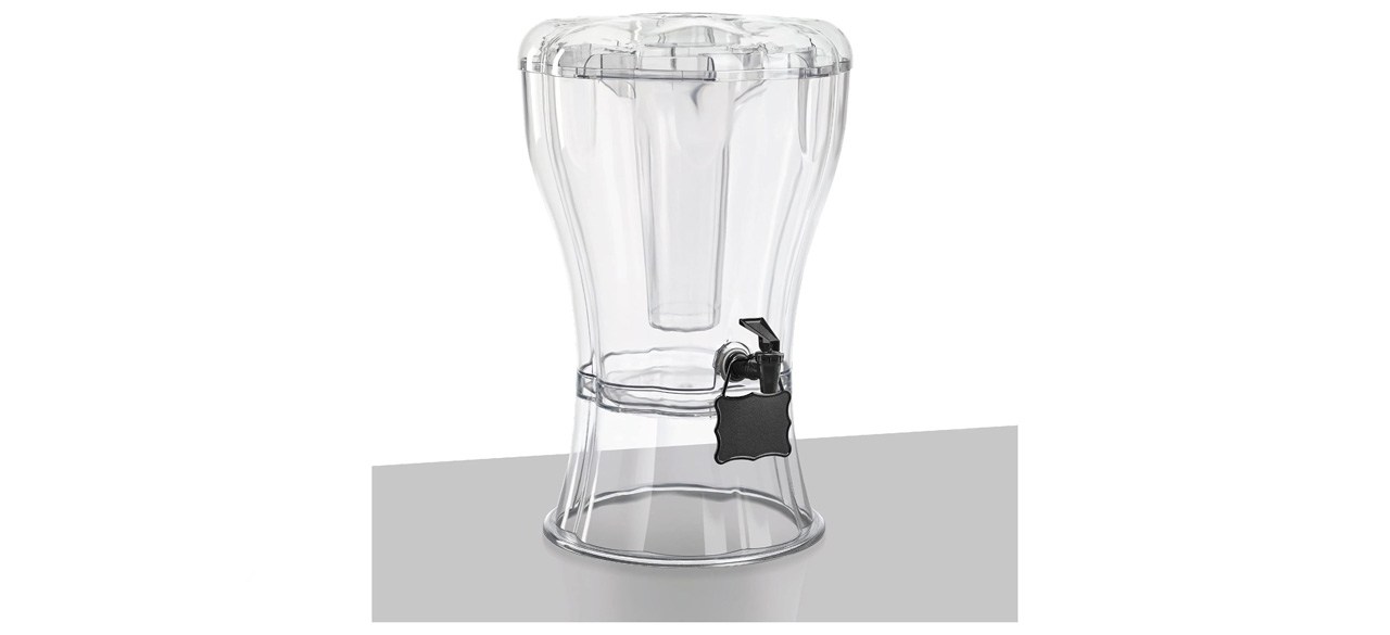 Buddeez Unbreakable 3-1/2-Gallon Beverage Dispenser with Removable Ice-Cone 