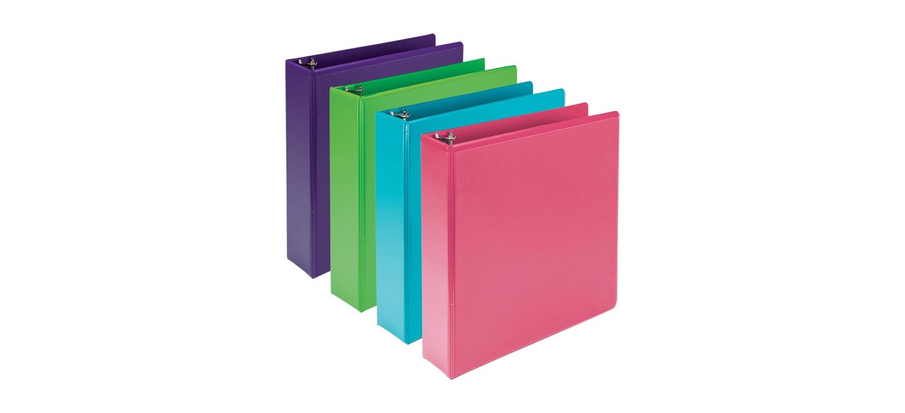 Samsill Earth’s Choice Plant-Based Durable 3-Ring Binders on white background