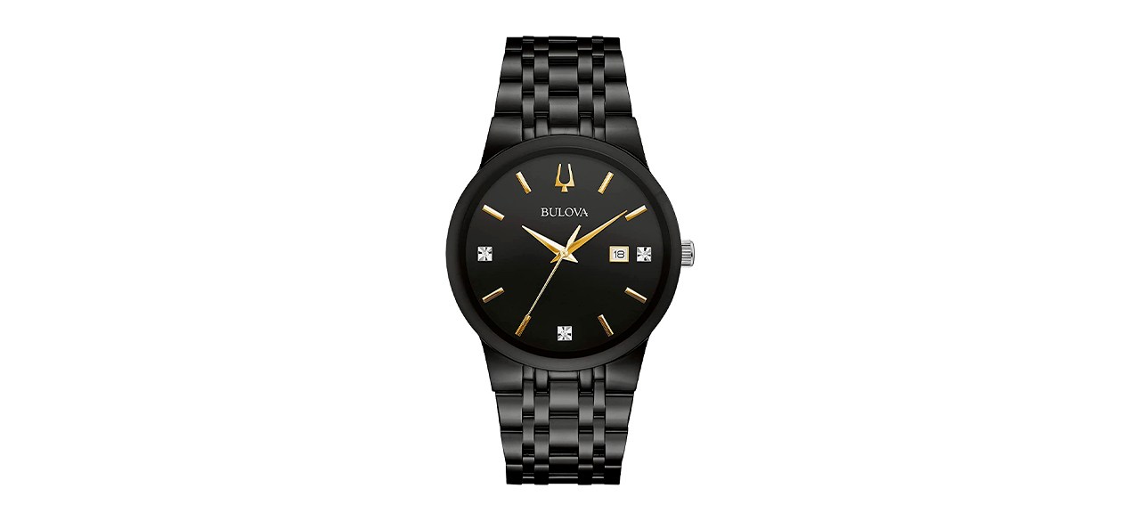 Best Bulova Mens Modern Gold-Tone Watch