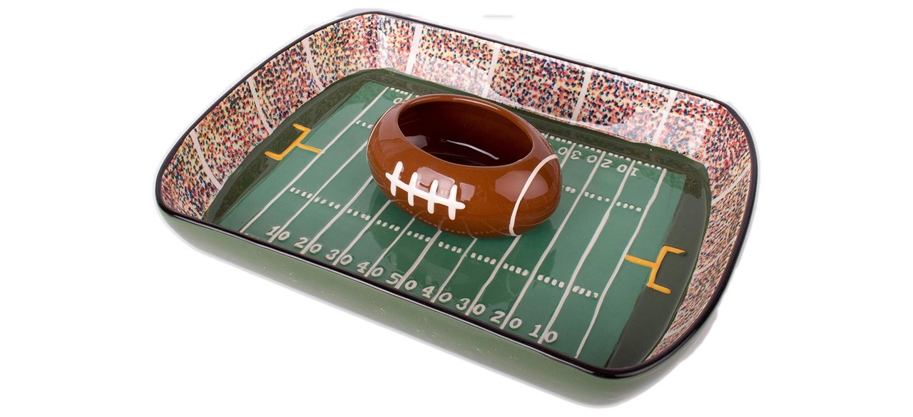 Burton Football Stadium Chip and Dip Sports Serving Set