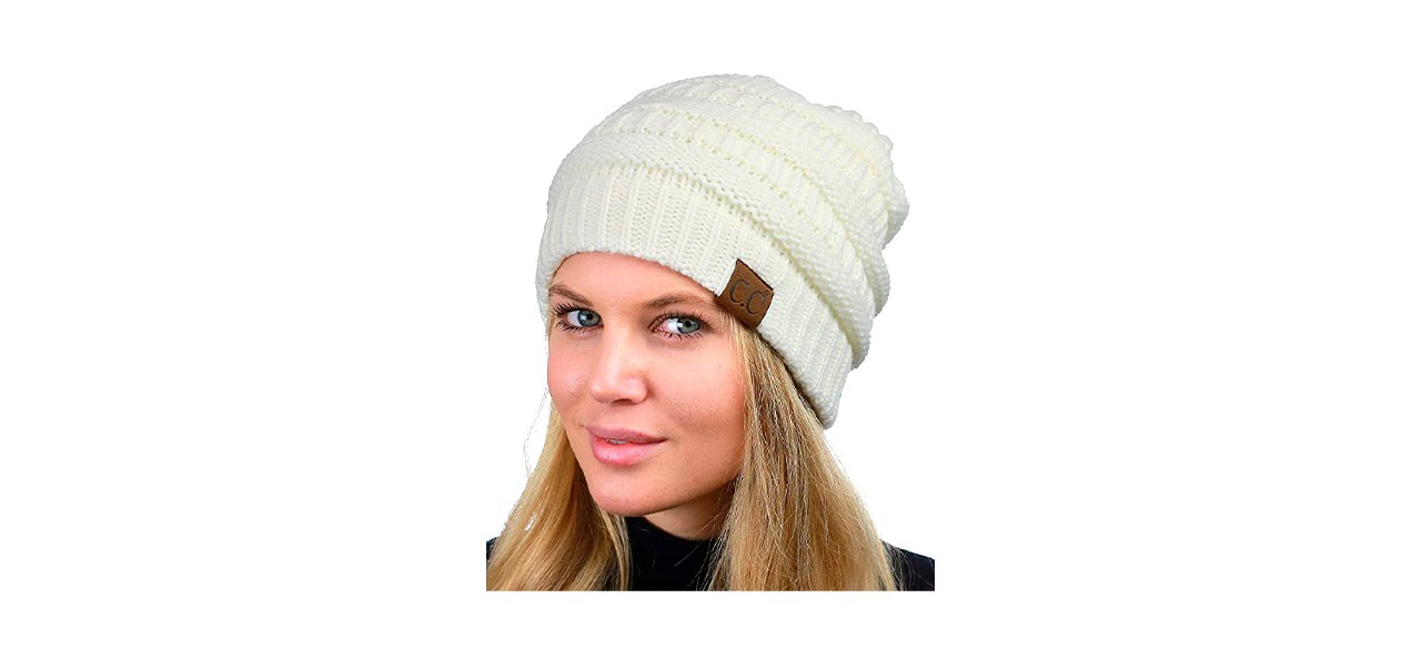 Best C.C. Unisex Chunky Cable-Knit Beanie