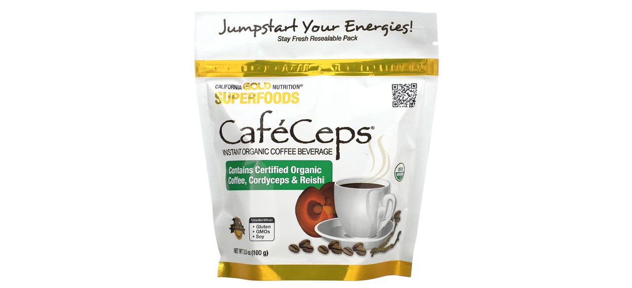 California Gold CafeCeps Organic Mushroom Coffee
