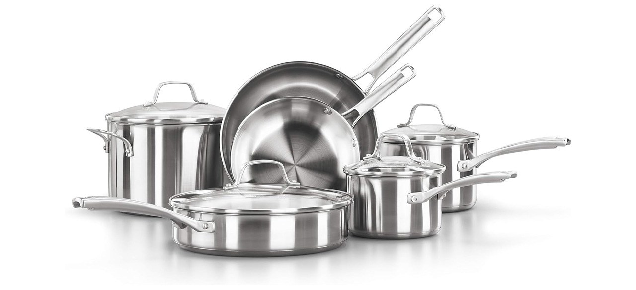 Calphalon Classic Stainless Steel 10-Piece Cookware Set
