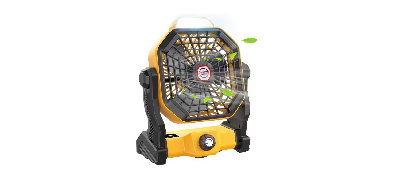 Jinlicte Camping Fan with LED Lantern