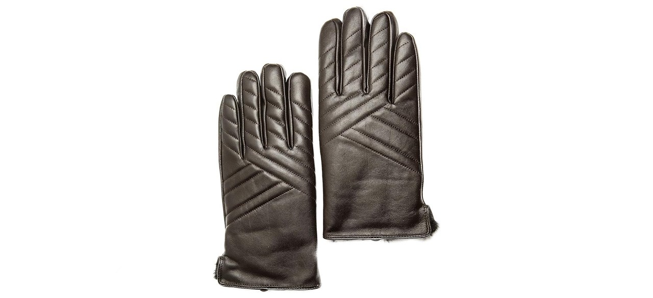 Candor and Class Men's Cashmere Lined Sheepskin Leather Gloves