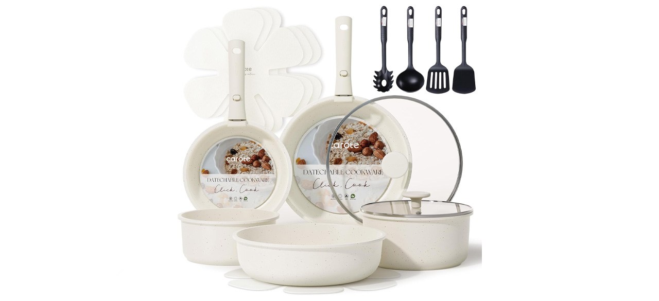 CAROTE 17-Piece Nonstick Pots and Pans Set