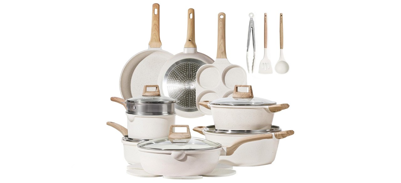 CAROTE 21-Piece Nonstick Pots and Pans Set