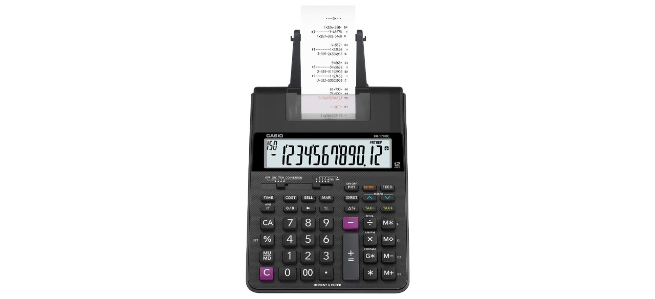 Casio HR-170RC Plus, Min-Desktop Printing Calculator