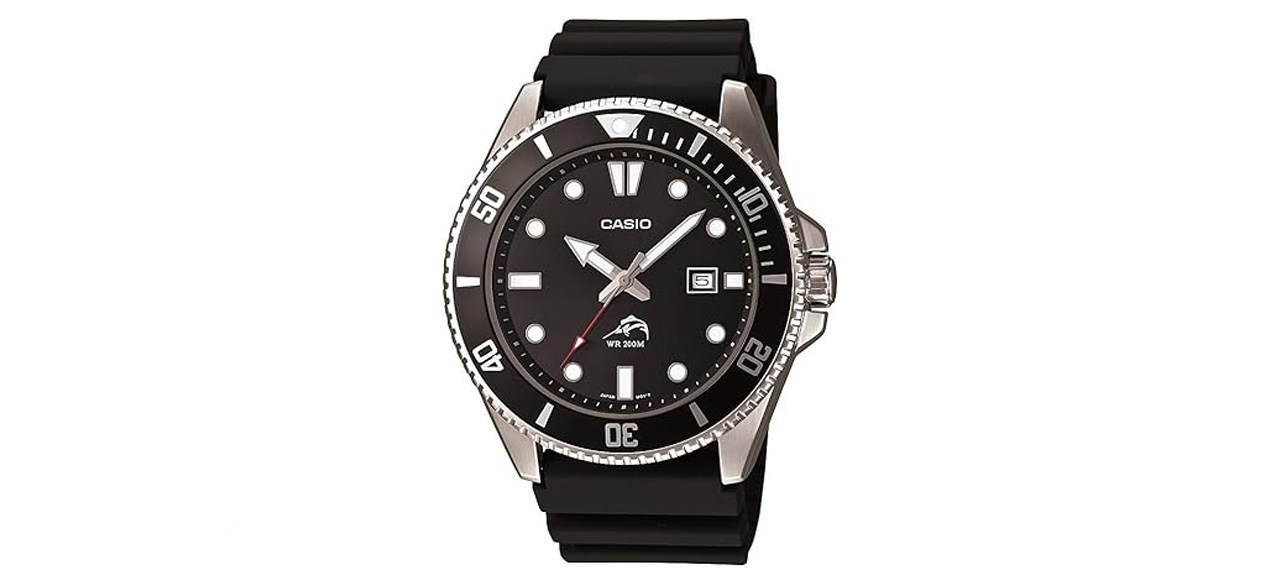 Casio’s Men’s Stainless Steel Dive-Style Watch