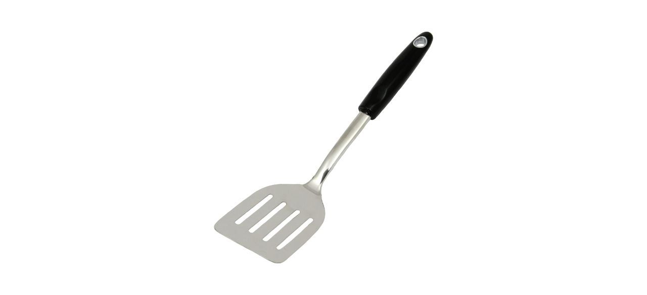 Best Chef Craft Heavy Duty Turner Spatula with black handle, on white background