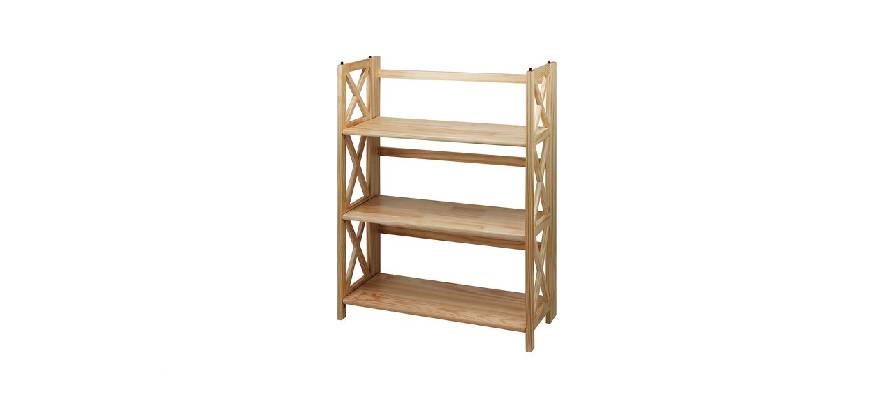 best Casual Home Montego Three-shelf Folding Bookcase