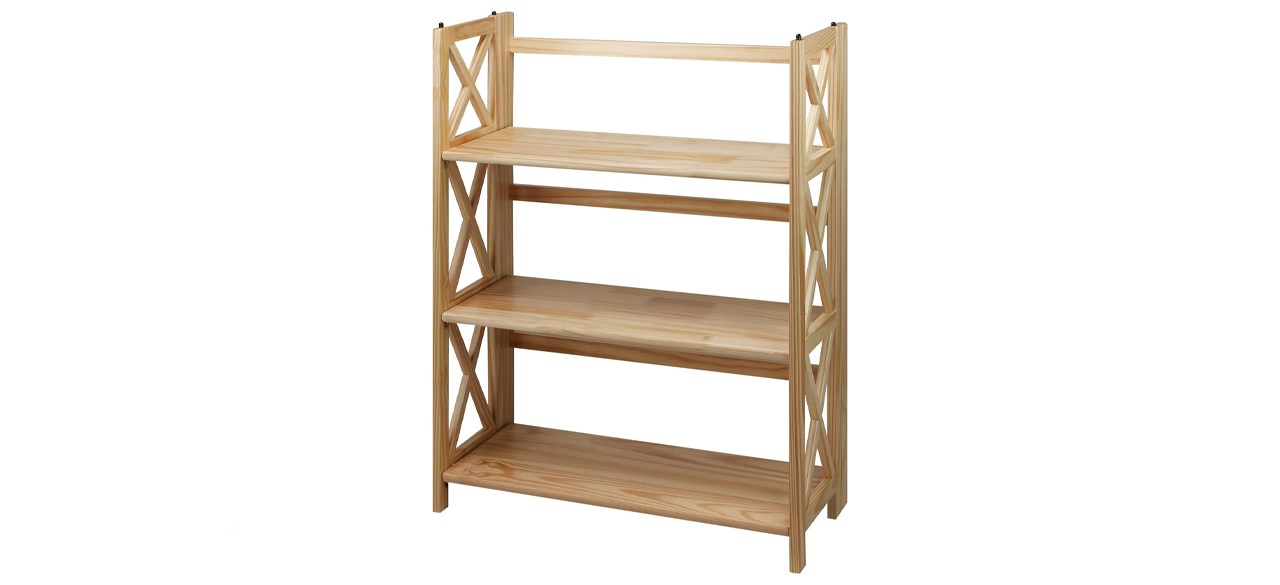 Casual Home Montego Three-shelf Folding Bookcase
