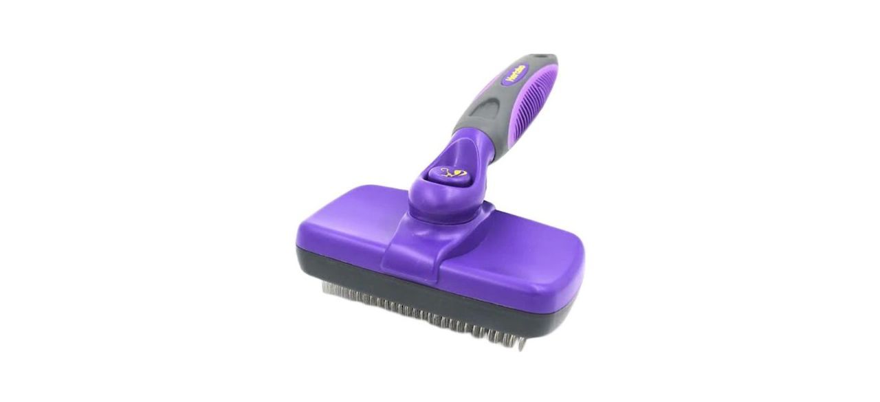 Hertzko Self-Cleaning Dog & Cat Slicker Brush