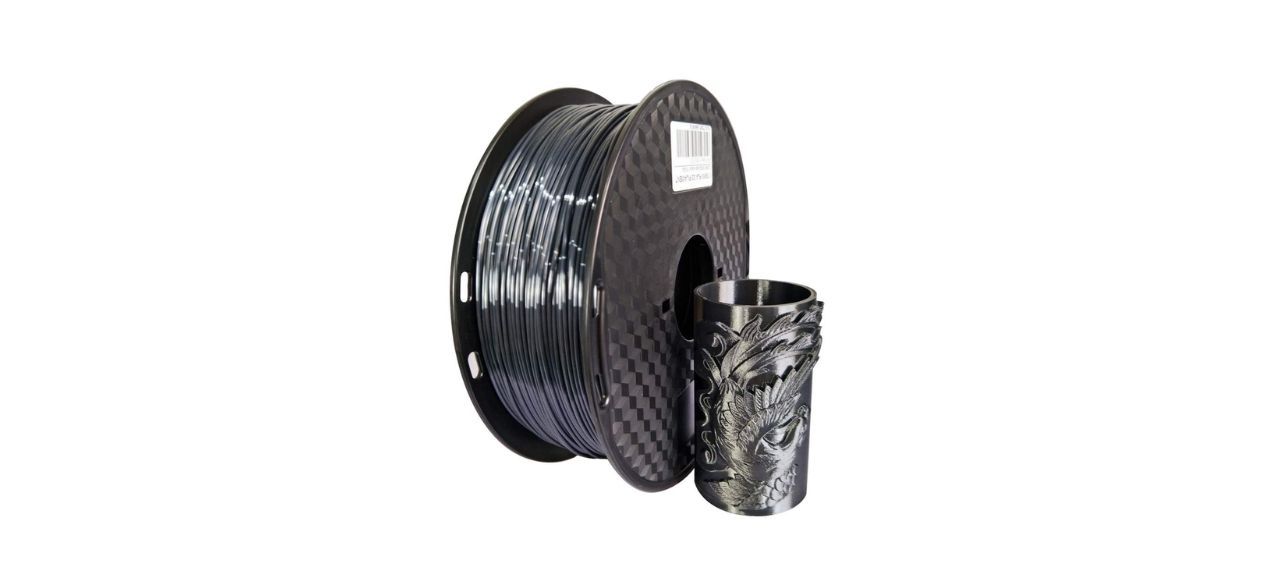 Best Cc3d Store Silky Shiny Metallic Black PLA Filament