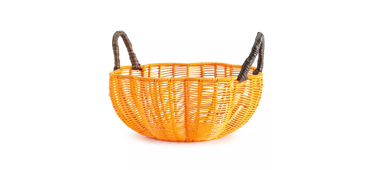 Best Celebrate Together Fall Woven Pumpkin Basket