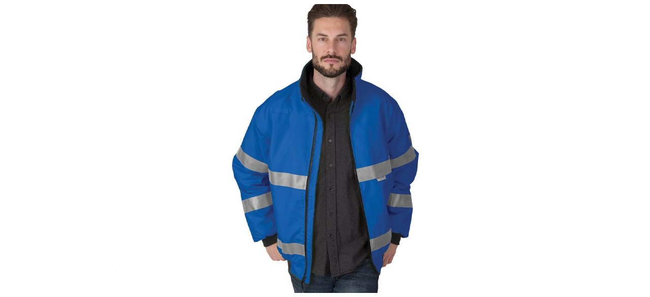 Charles River Apparel Men's Signal Hi-Vis Waterproof Jacket