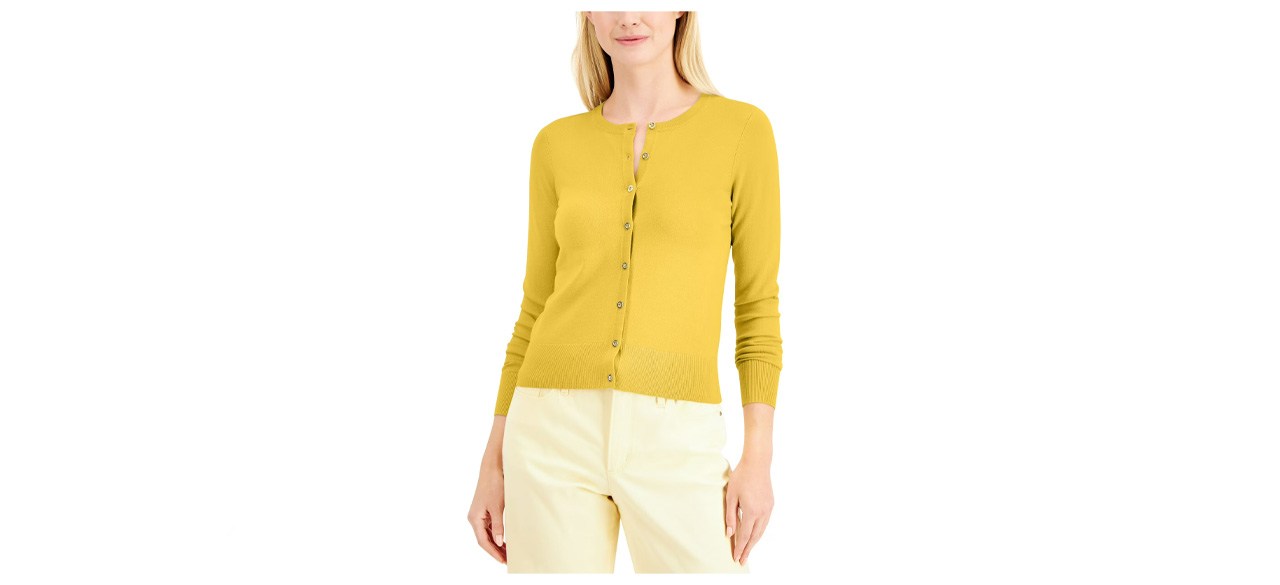 Charter Club Button Cardigan