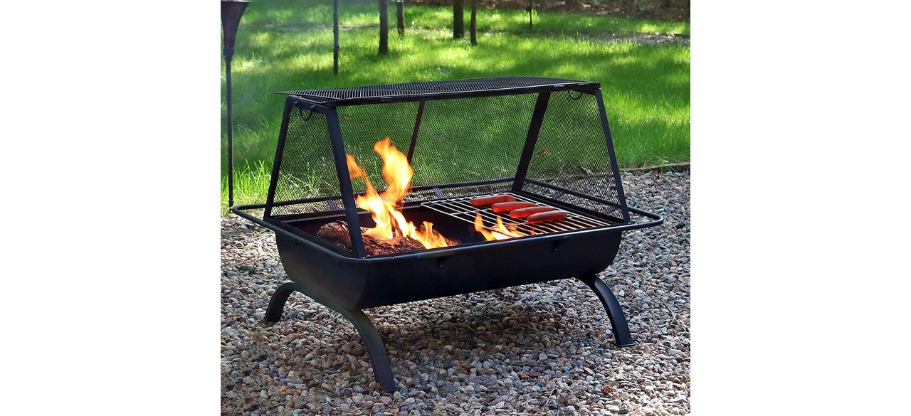 Outdoor Rectangular Fire Pit