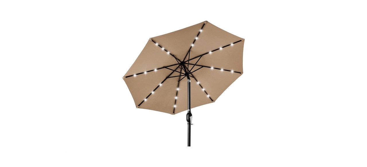 Best Choice Products 10-Foot Solar-Powered LED Lighted Patio Umbrella