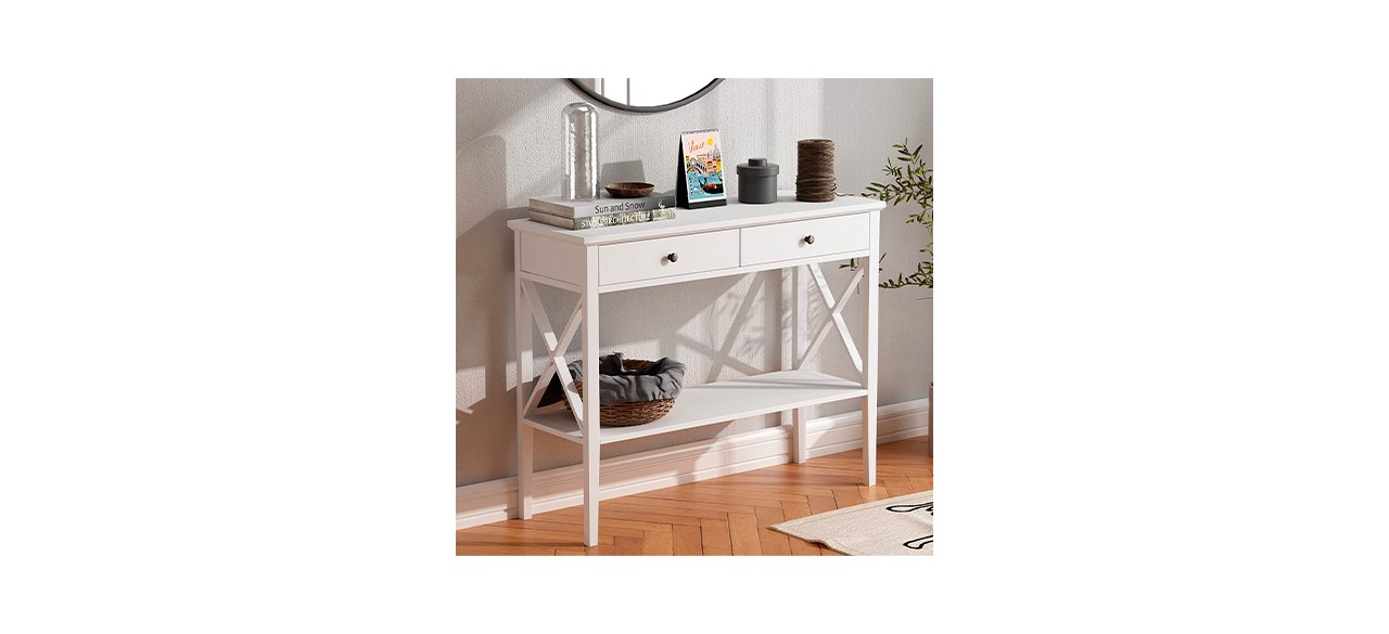 Best ChooChoo Oxford Console Table with 2 Drawers