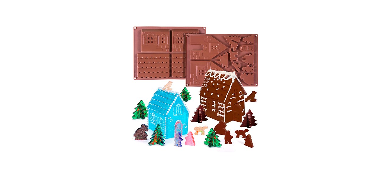 Best Christmas Silicone Molds for Gingerbread House Kit