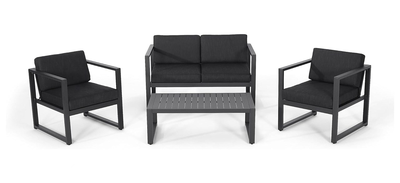 Christopher Knight Home Navan 4-Piece Chat Set 