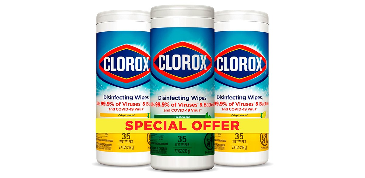 Best Clorox Value Pack, Crisp Lemon, 35 Count, Pack of 3
