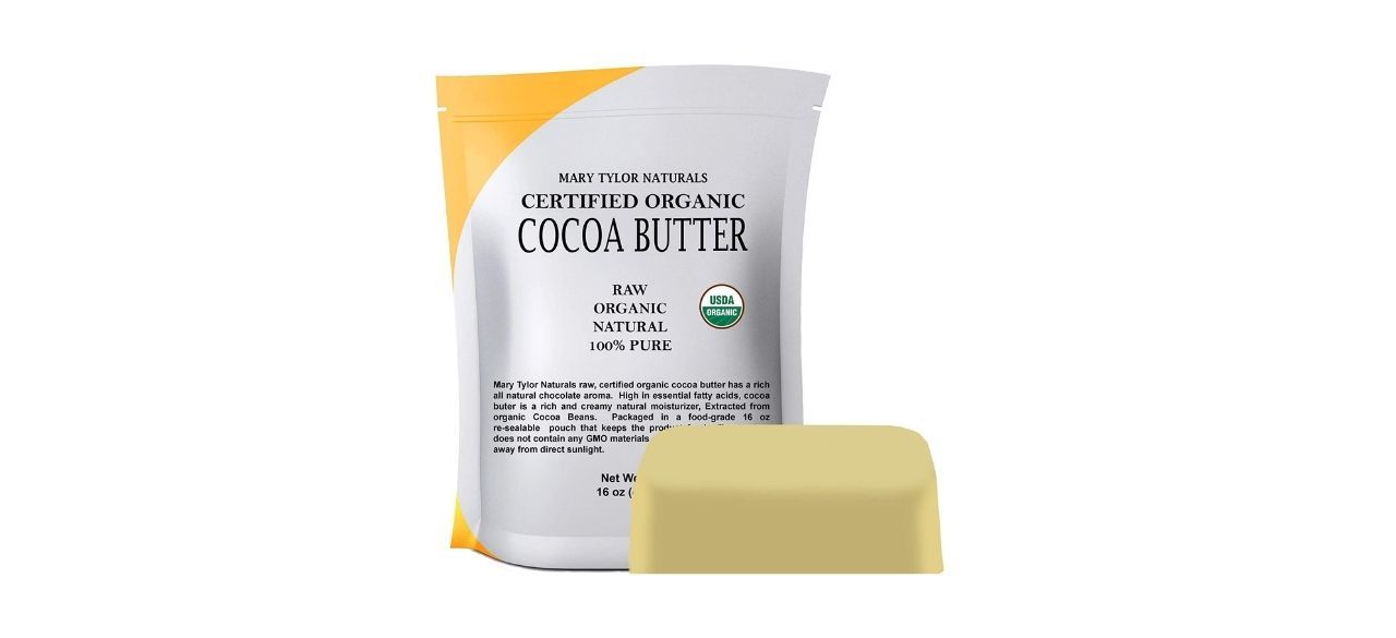 Organic Cocoa Butter (1 lb) Mary Tylor Naturals Raw Unrefined