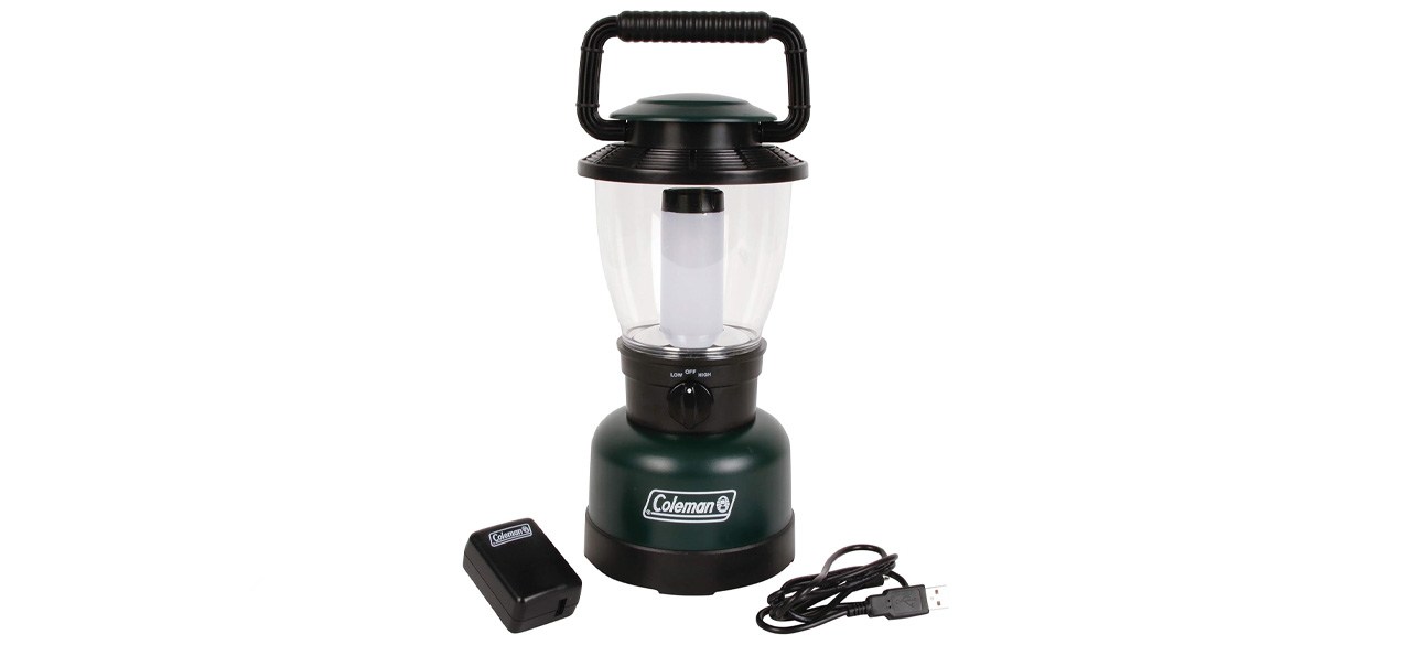 Coleman Rugged 400-Lumen Rechargeable Lantern With Lithium-Ion Battery