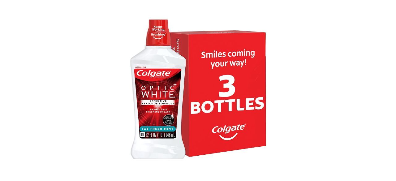 Colgate Optic White Whitening Mouthwash