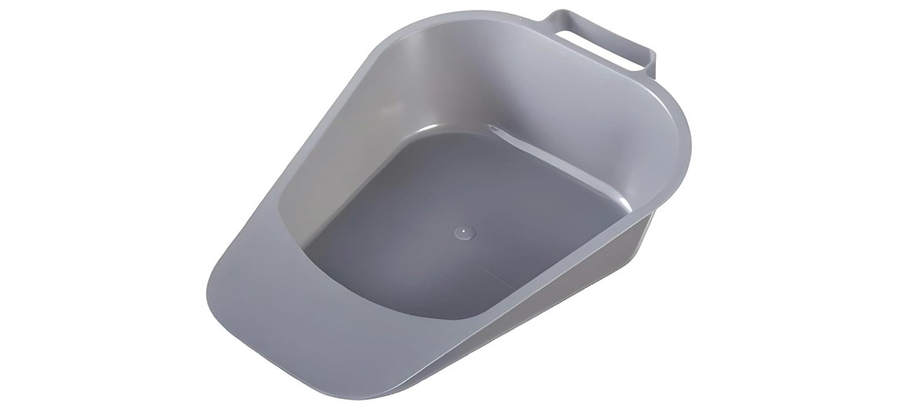 Comfort Axis Portable Fracture Bedpan with Built-In Handle