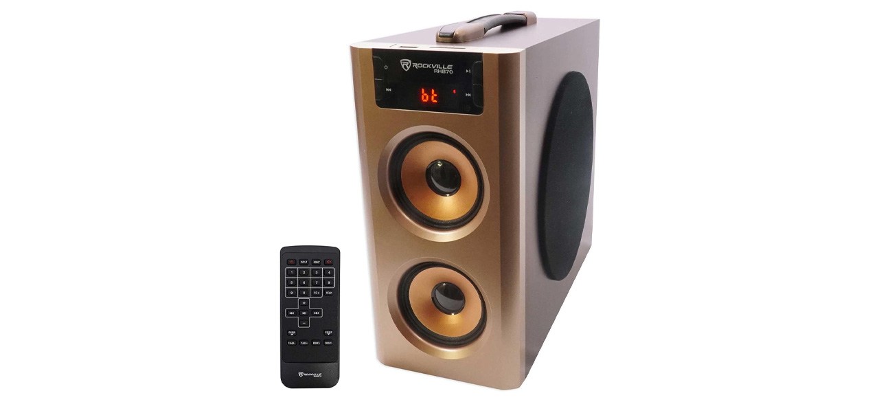 Rockville RHB70 Home Theater Compact Powered Speaker System on white background