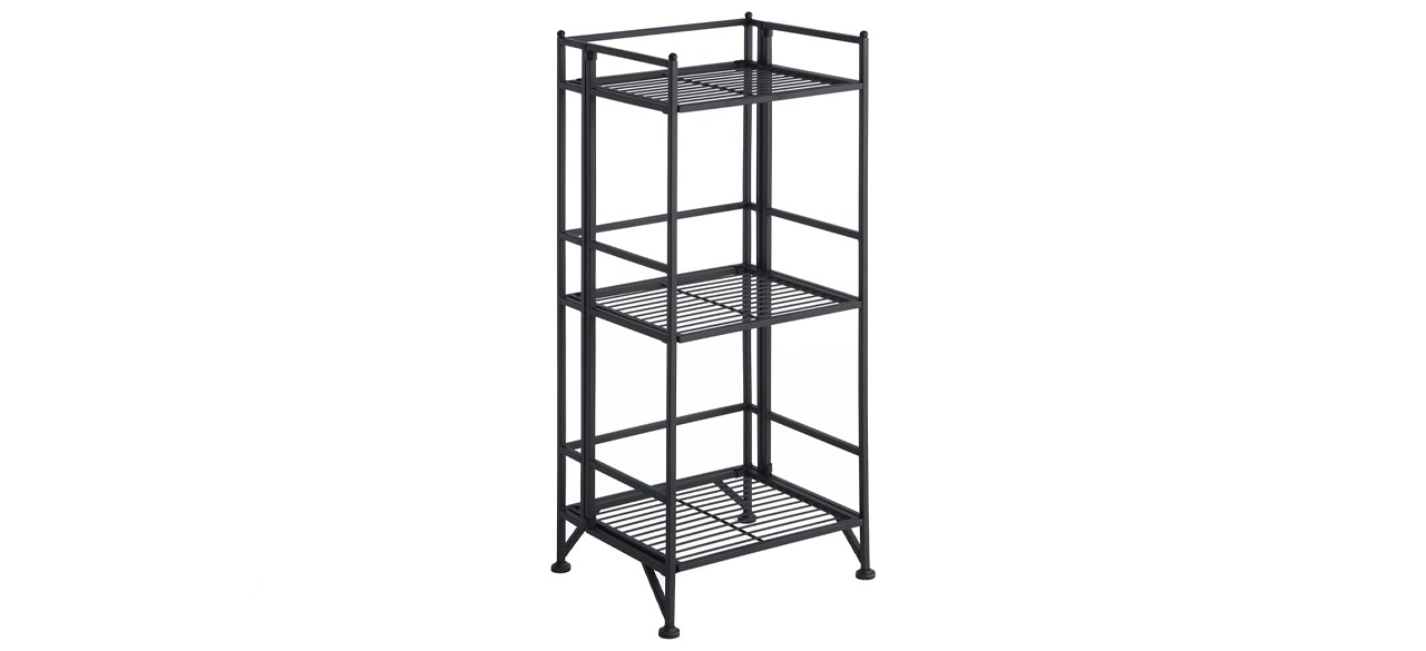 Convenience Concepts Xtra Storage Three-tier Folding Metal Shelf