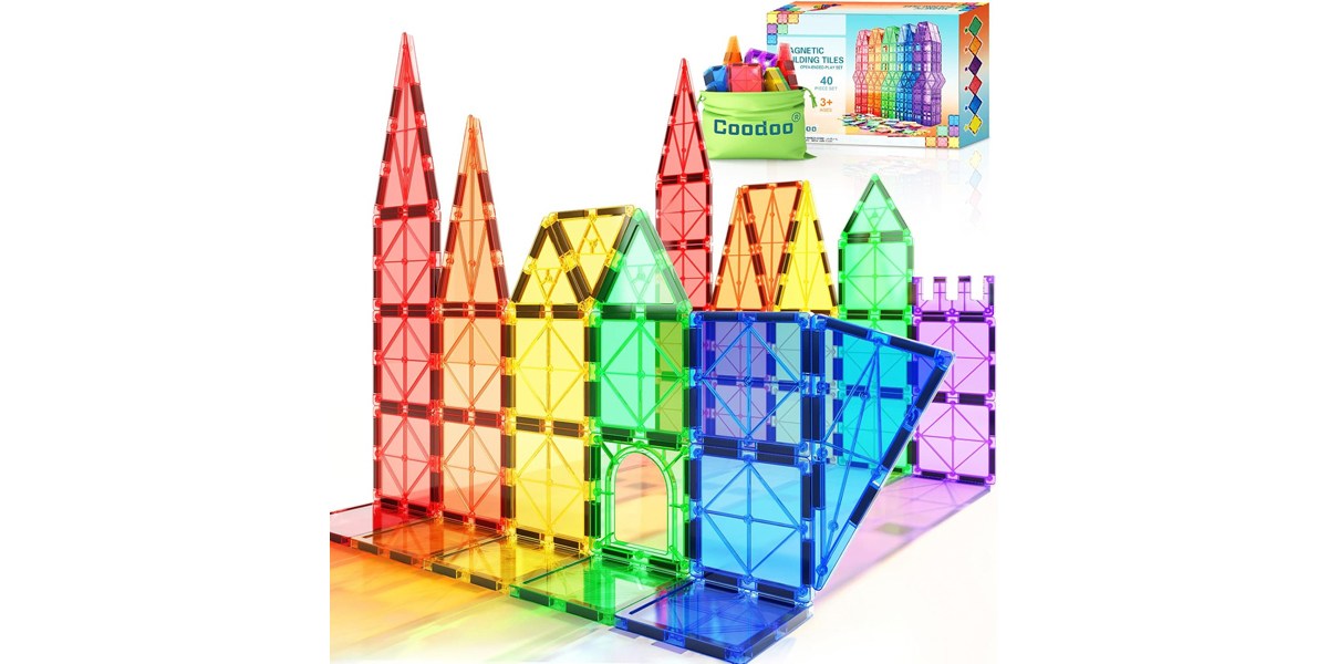 coodoo Magnetic Tiles Kids Toys